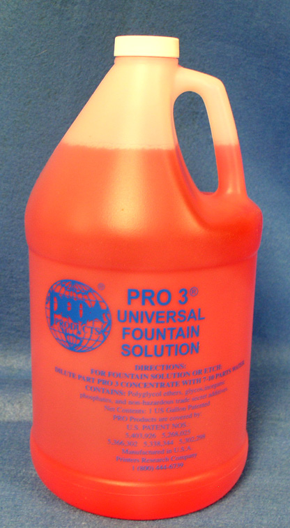 (image for) Pro 3 Universal Fountain Solution Gallon PRO3FT